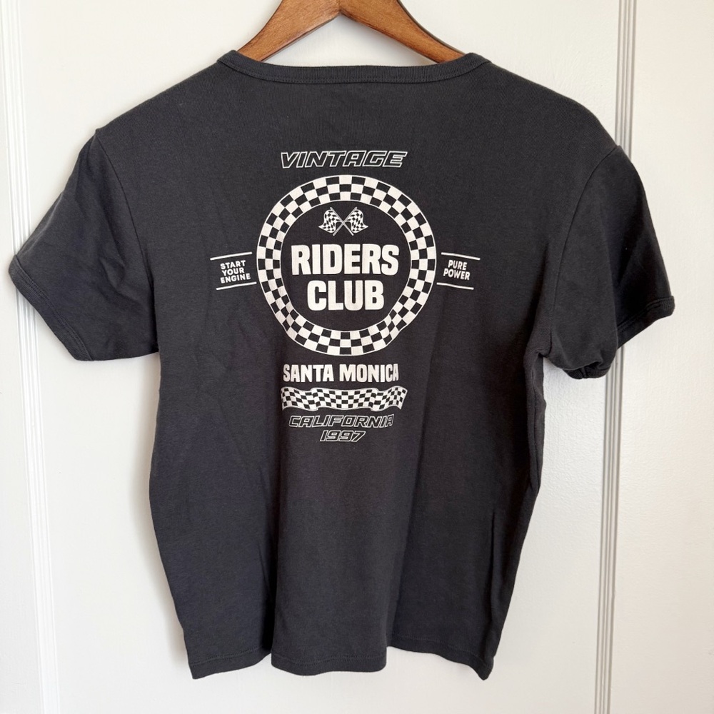 Charcoal Santa Monica Graphic Tee by Social Scene - Picture 4 of 4